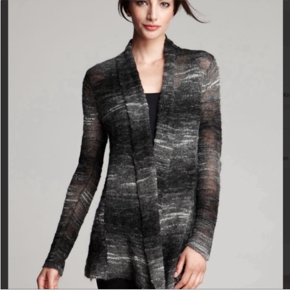 Eileen Fisher Mohair Wool Cardigan